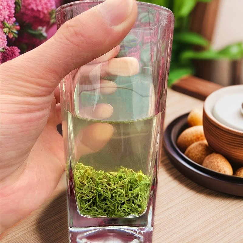 绿茶2025新茶叶天柱山弦月潜山玄月明前炒青好茶安徽安庆彭河茗茶