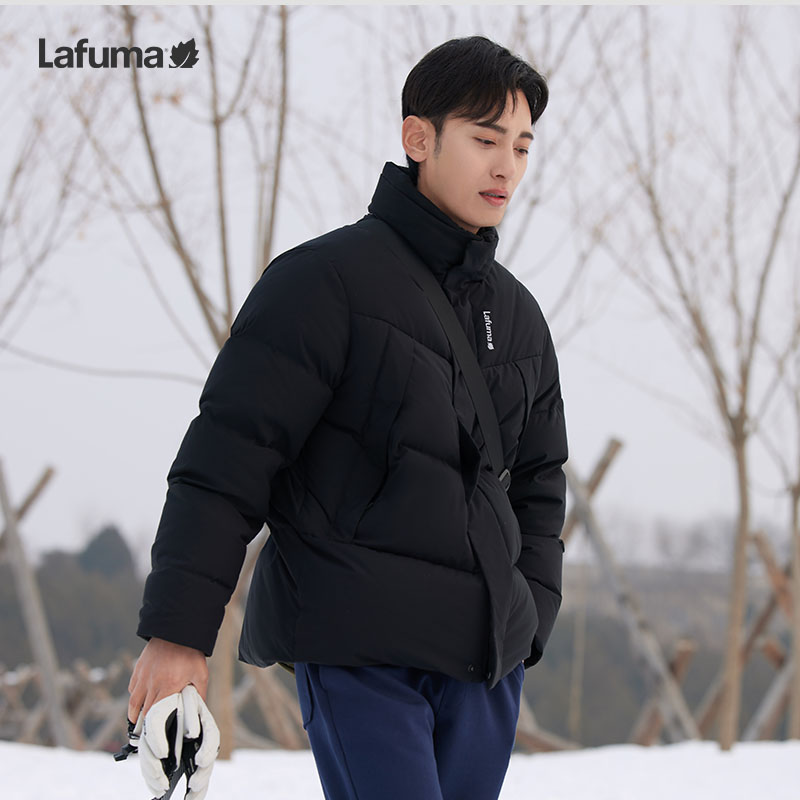 LAFUMA乐飞叶户外冬季防泼水防风鸭绒羽绒服男士面包服LMJU4DH64