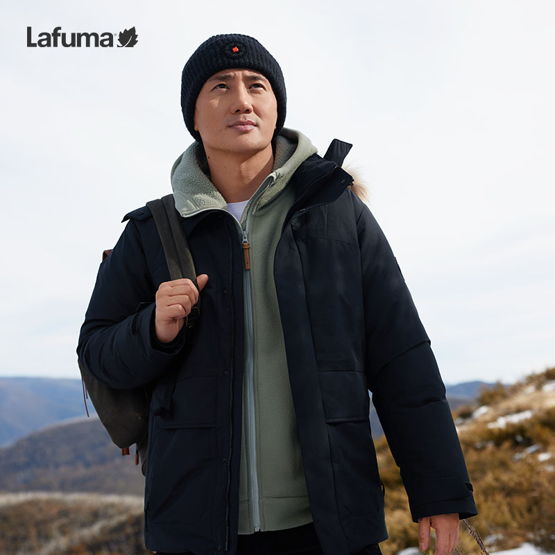 LAFUMA乐飞叶户外冬季防泼水蓄热鹅绒加厚羽绒服男外套LMJU4DH05