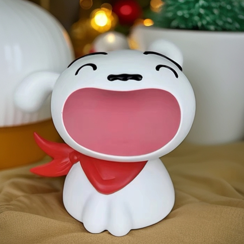 蜡笔小新小白大嘴创意存钱罐摆件储蓄罐圣诞礼物