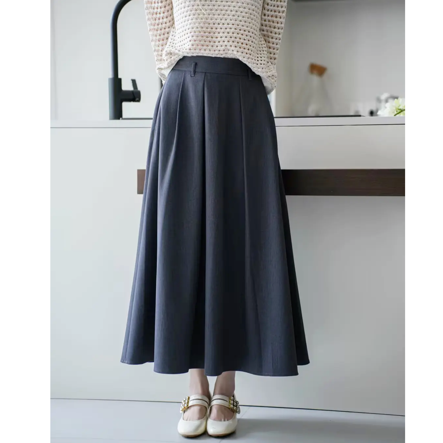 GIRDEAR/哥弟冬季新款爆款洋洋气感流行高腰显瘦半身裙1200366