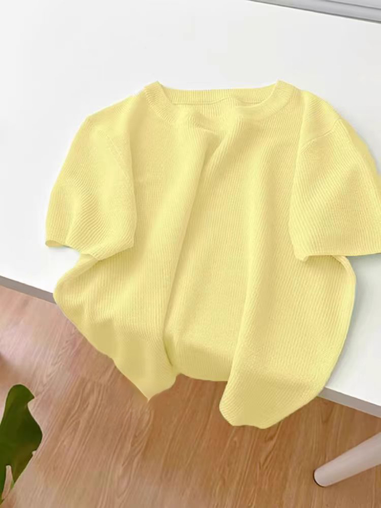 【151-160】显瘦夏季薄款毛衣针织衫