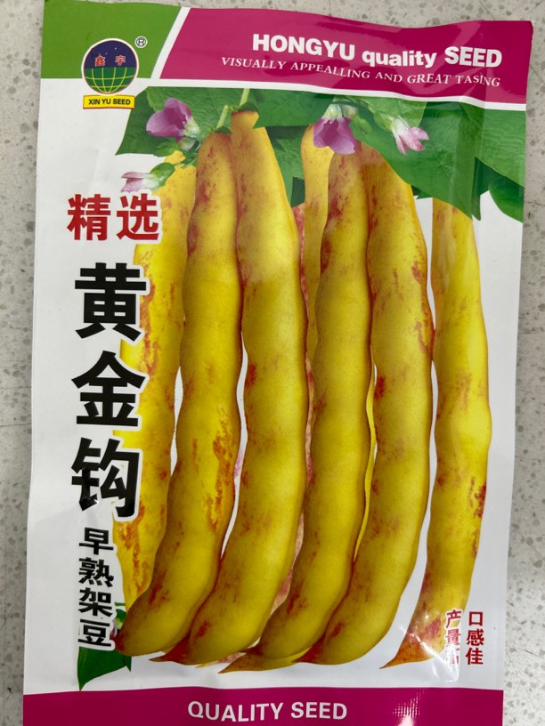 精选黄金钩豆角种子