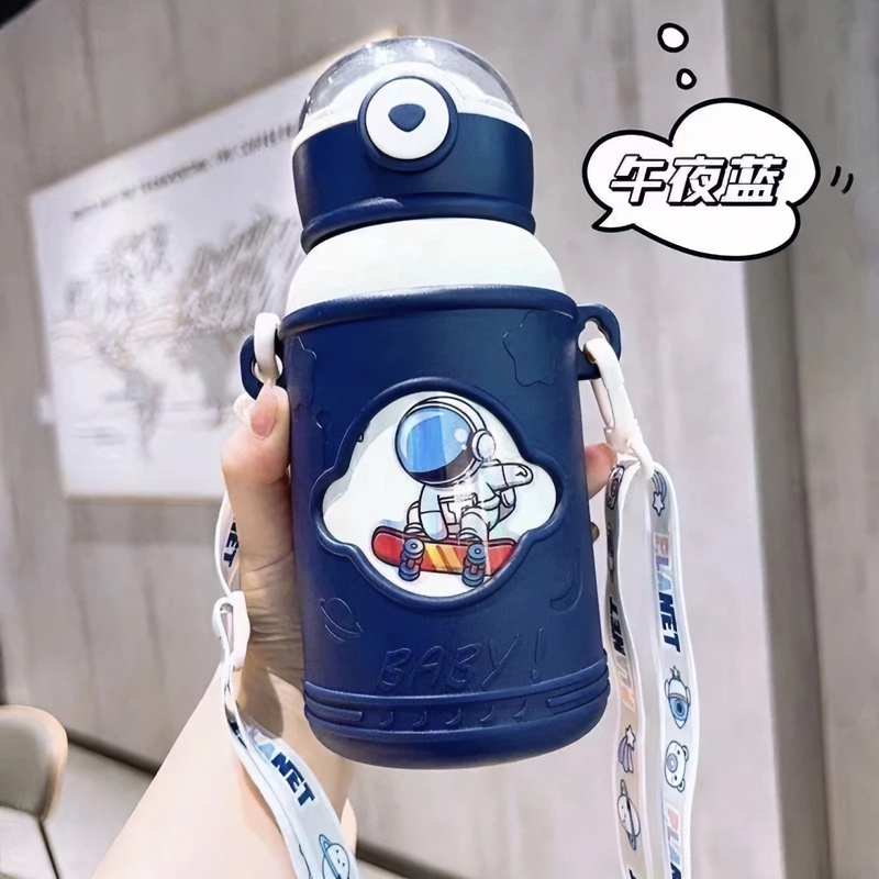 【拍一发四】孩子保温杯防摔食品级316小学生便携专用女孩幼儿园