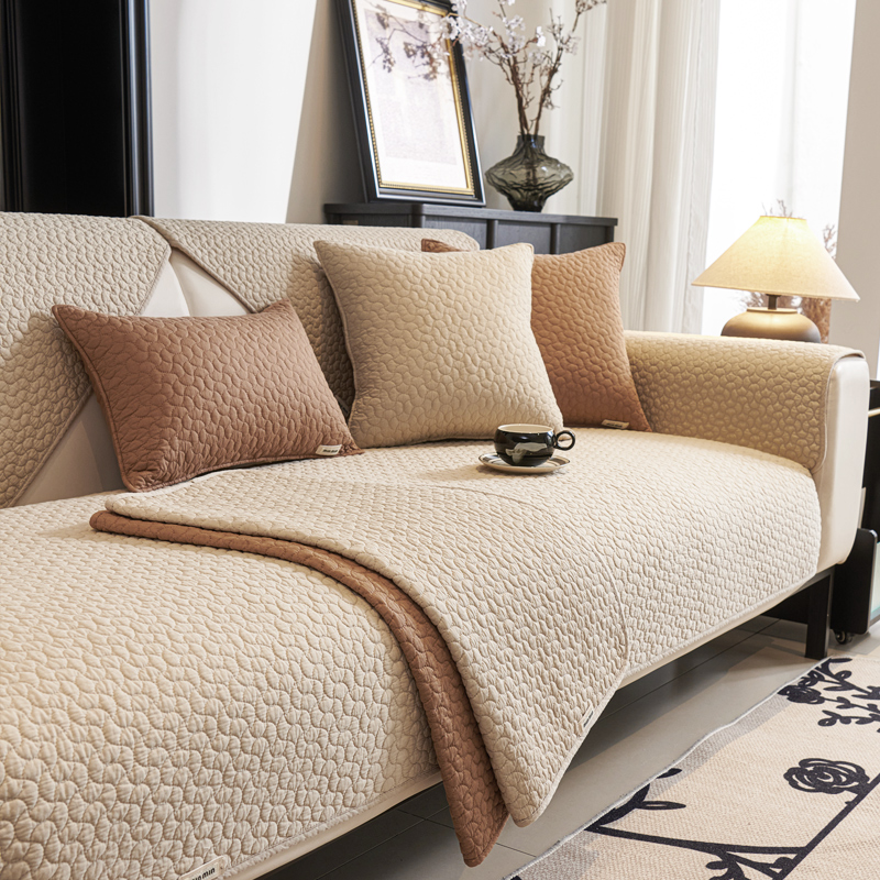 居家好物轻奢全棉沙发2025垫子防滑高档沙发坐垫套罩盖巾座垫