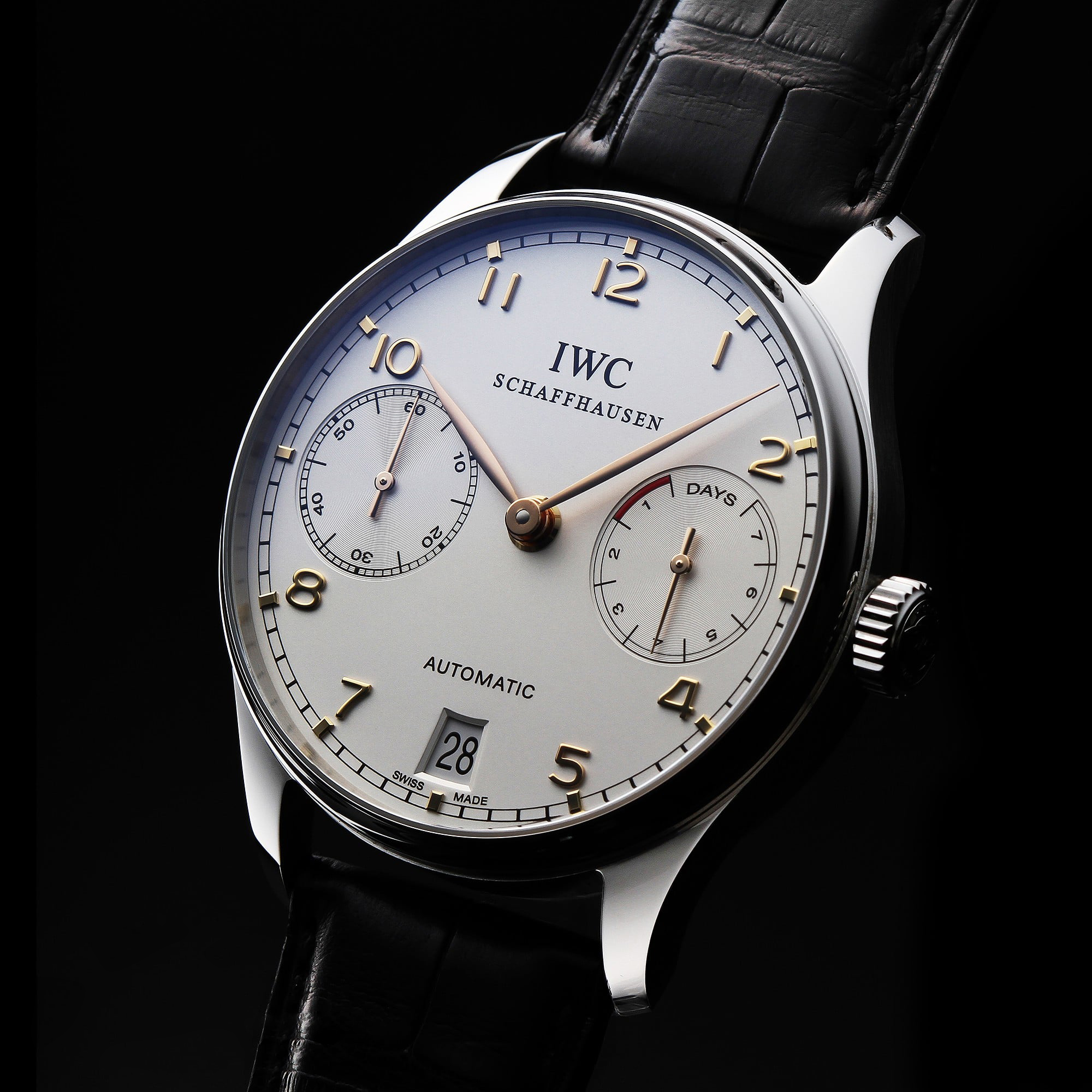 99新 IWC/万国 葡萄牙自动机械男士二手手表金针葡七IW500114
