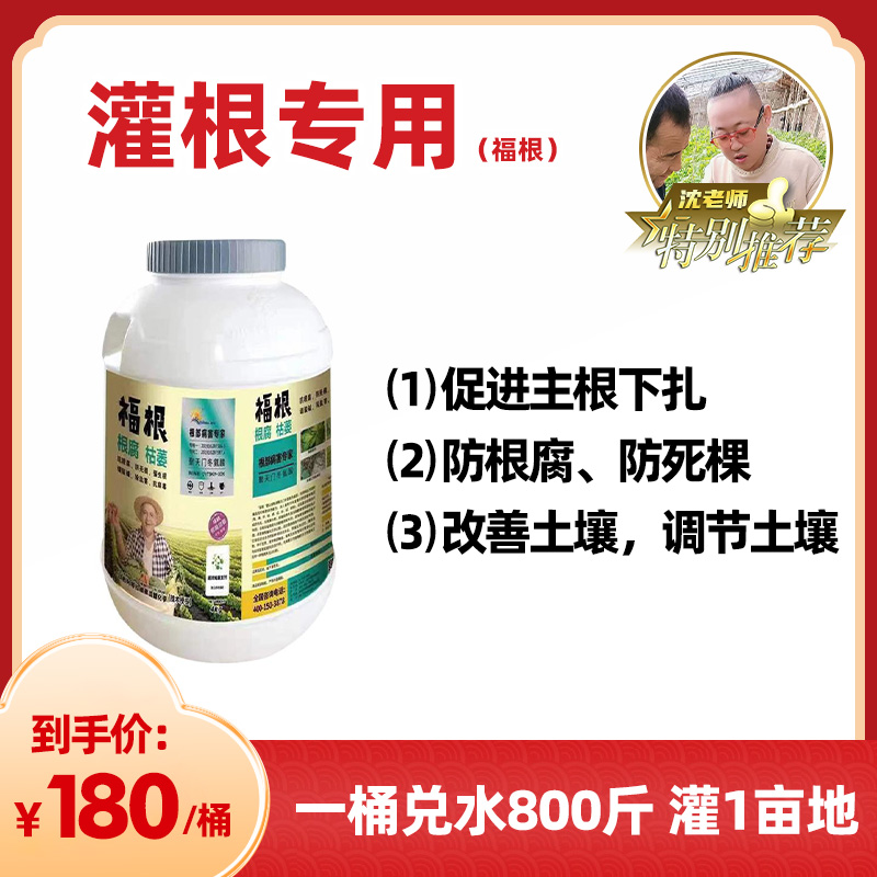 【沈老师推荐】抗根腐防死棵生根福根肥料