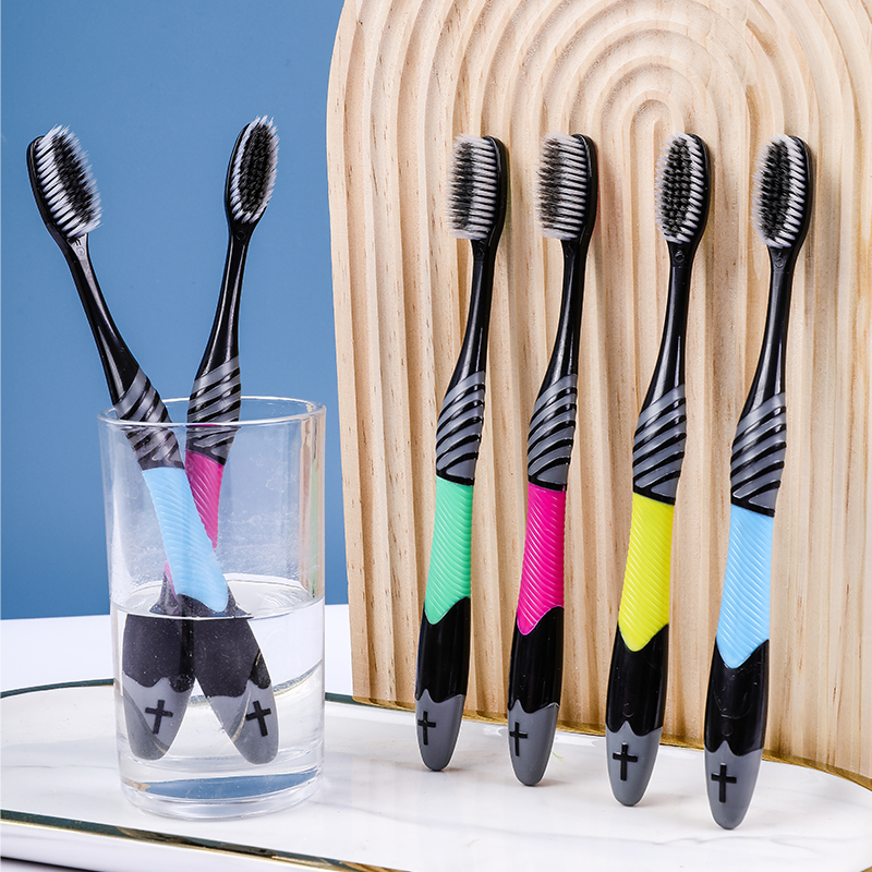 8支10支20支6排高密度刷丝成人牙刷成人家用高档软毛