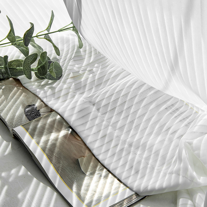 2024梦幻帘纱帘透光不透人免打孔安装飘窗阳台窗帘窗纱竖百叶纱纯