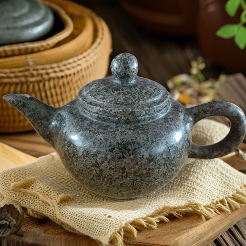 中华麦饭石仿古壶精美纯手工全手工泡茶壶复古烧茶壶家用