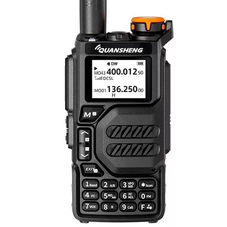 泉盛K5中文对讲机,宽频段模拟对讲机UHF/VHF中文