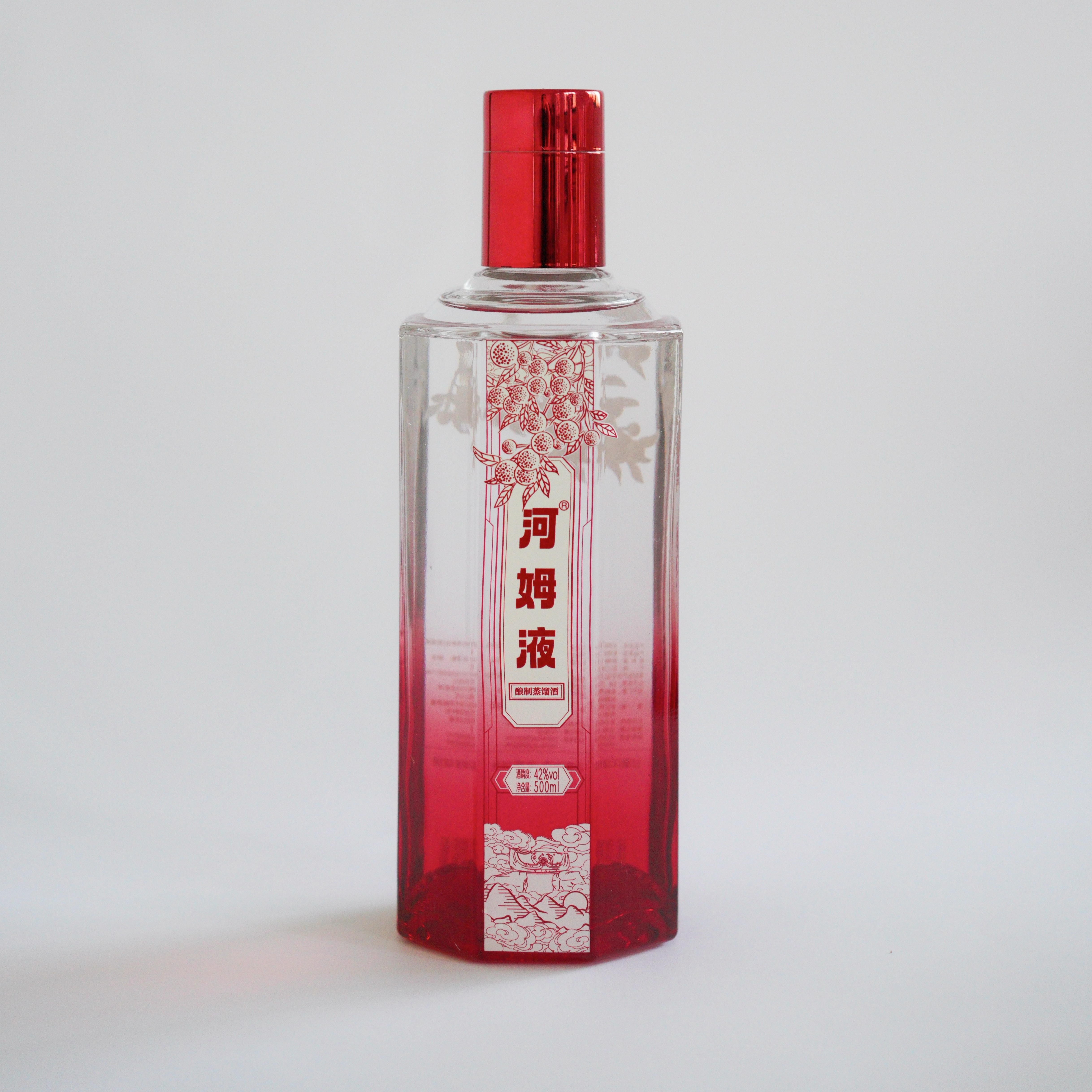 河姆液杨梅酿制蒸馏酒 余姚特产 口粮酒42度