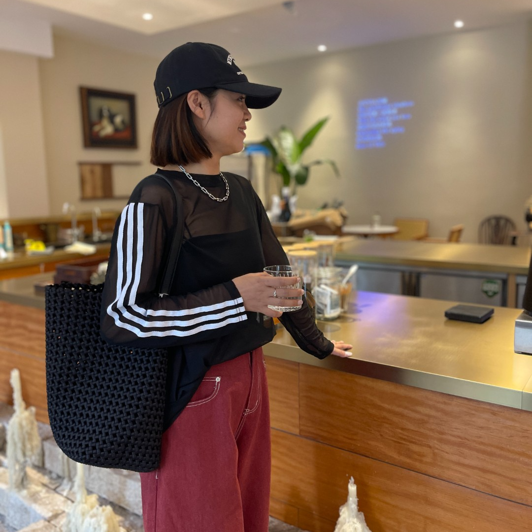 极简小众设计大容量手工编织包腋下包时尚百搭单肩慵懒水桶包女士