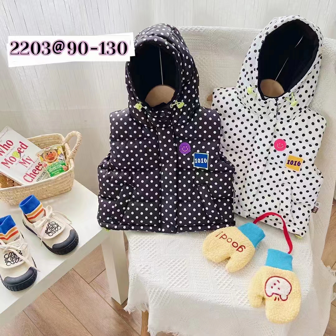 韩版儿童连帽内胆，时尚保暖，满印印花百搭休闲