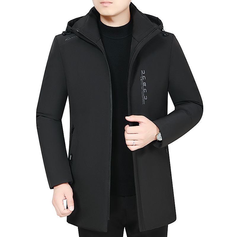 雅鹿羽绒服名牌清仓处理男士羽绒服男2023新款冬季中长款加厚中