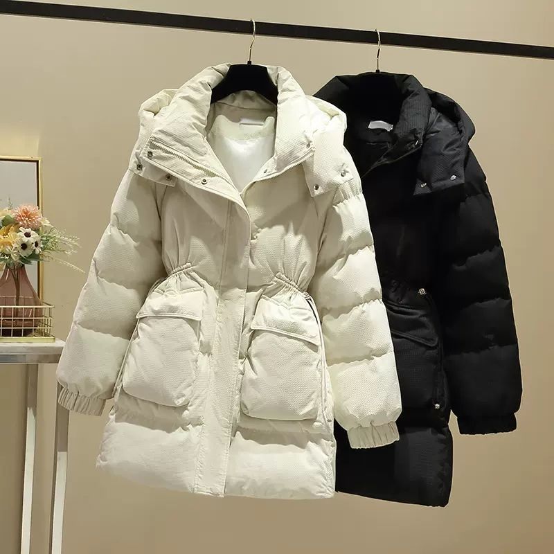 雅鹿羽绒服2023冬季新款羽绒服女韩版时尚收腰显瘦羽绒服加厚羽