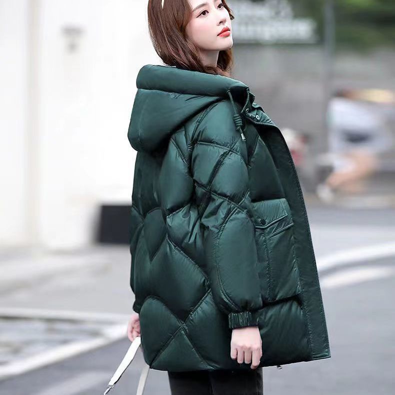 雅鹿羽绒服羽绒服女中长款2023新款韩高档版宽松显瘦羽绒服加厚