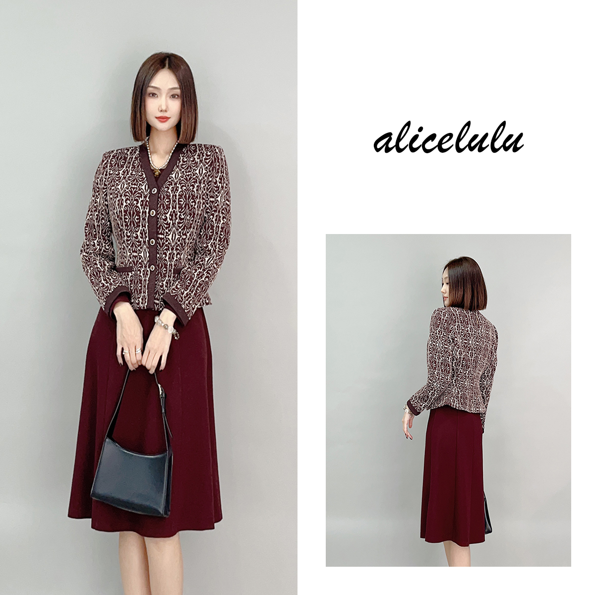 2 ALICE “大女主”女装套装 诗意印花 明媚动人 S2141465A