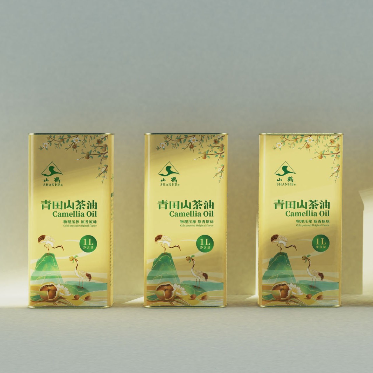 单瓶装 一级冷榨山茶油食用油礼品装1L天然纯正物理压榨茶籽油