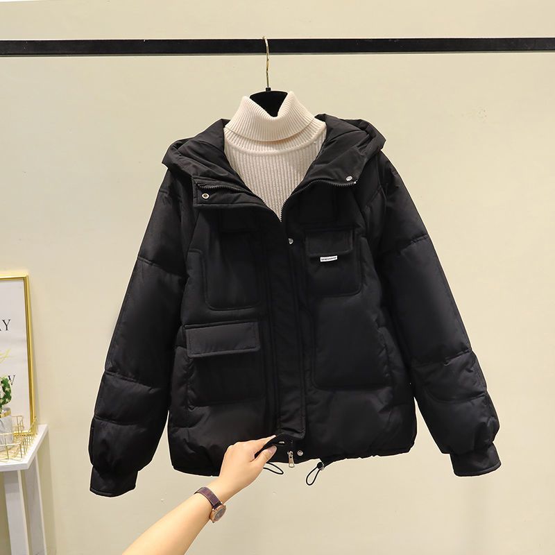 新款羽绒服新款羽绒服女连帽短款2023冬季新款韩版时尚小个子加