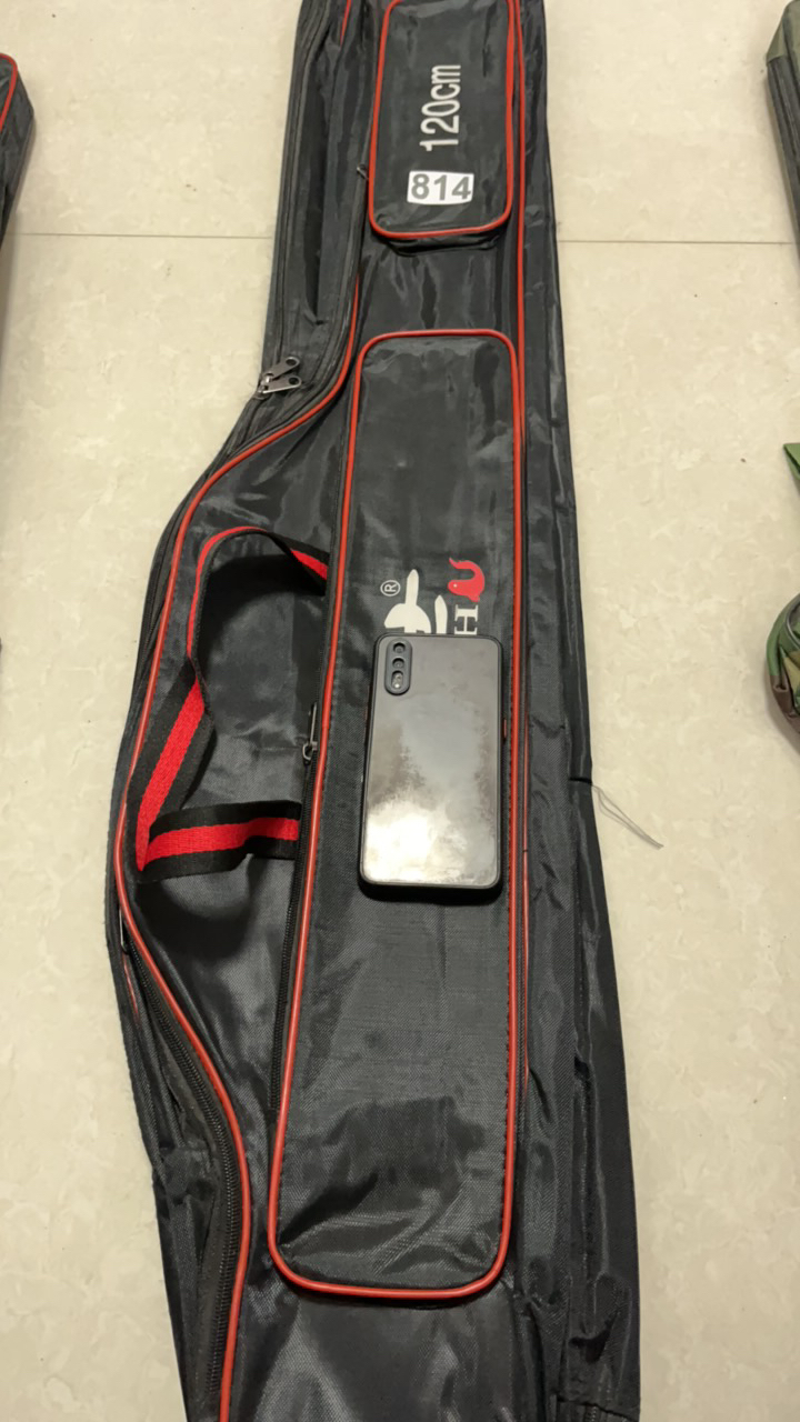 120厘米锚杆肚包3层鱼竿包微瑕颜色随机