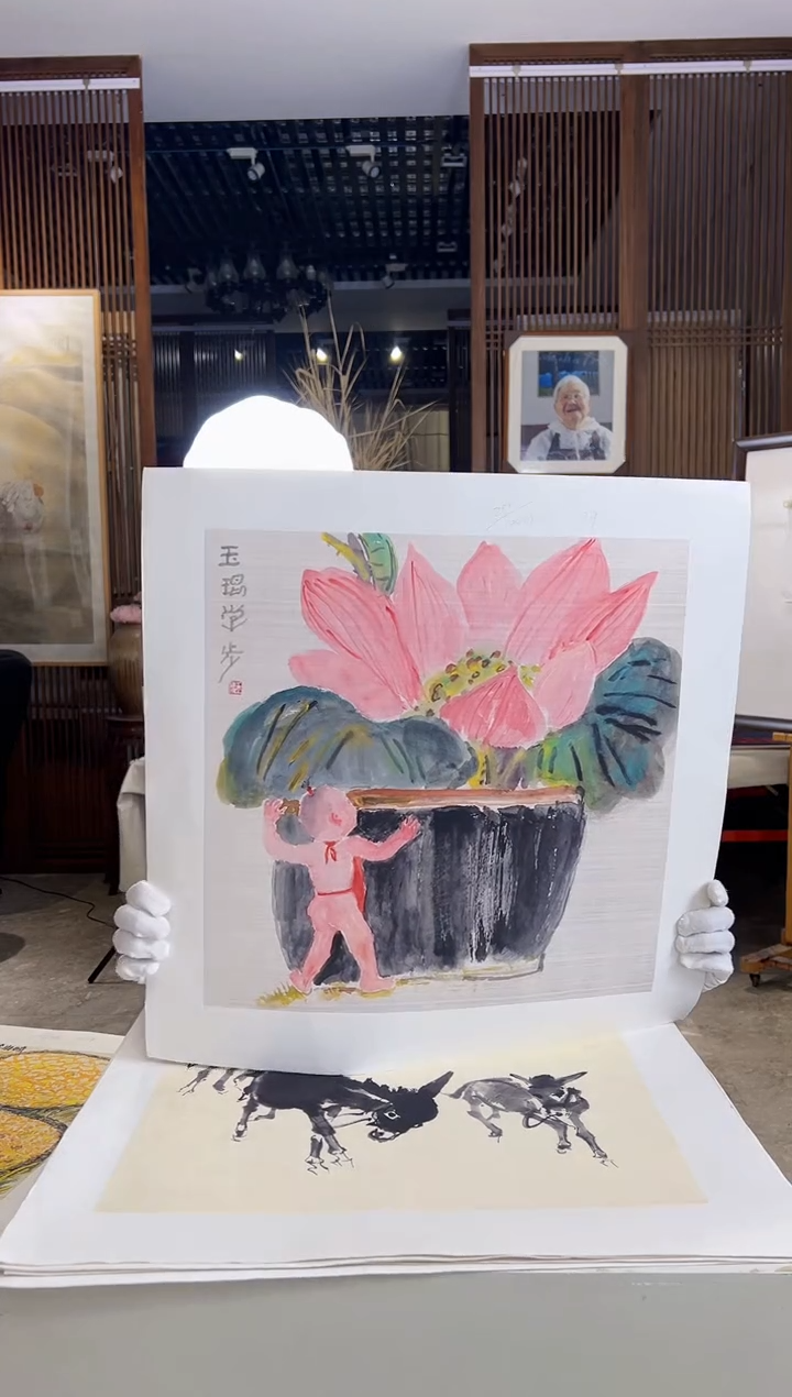 【闪购商品】绘画耿玉琨限量作品亲签盖章版画S