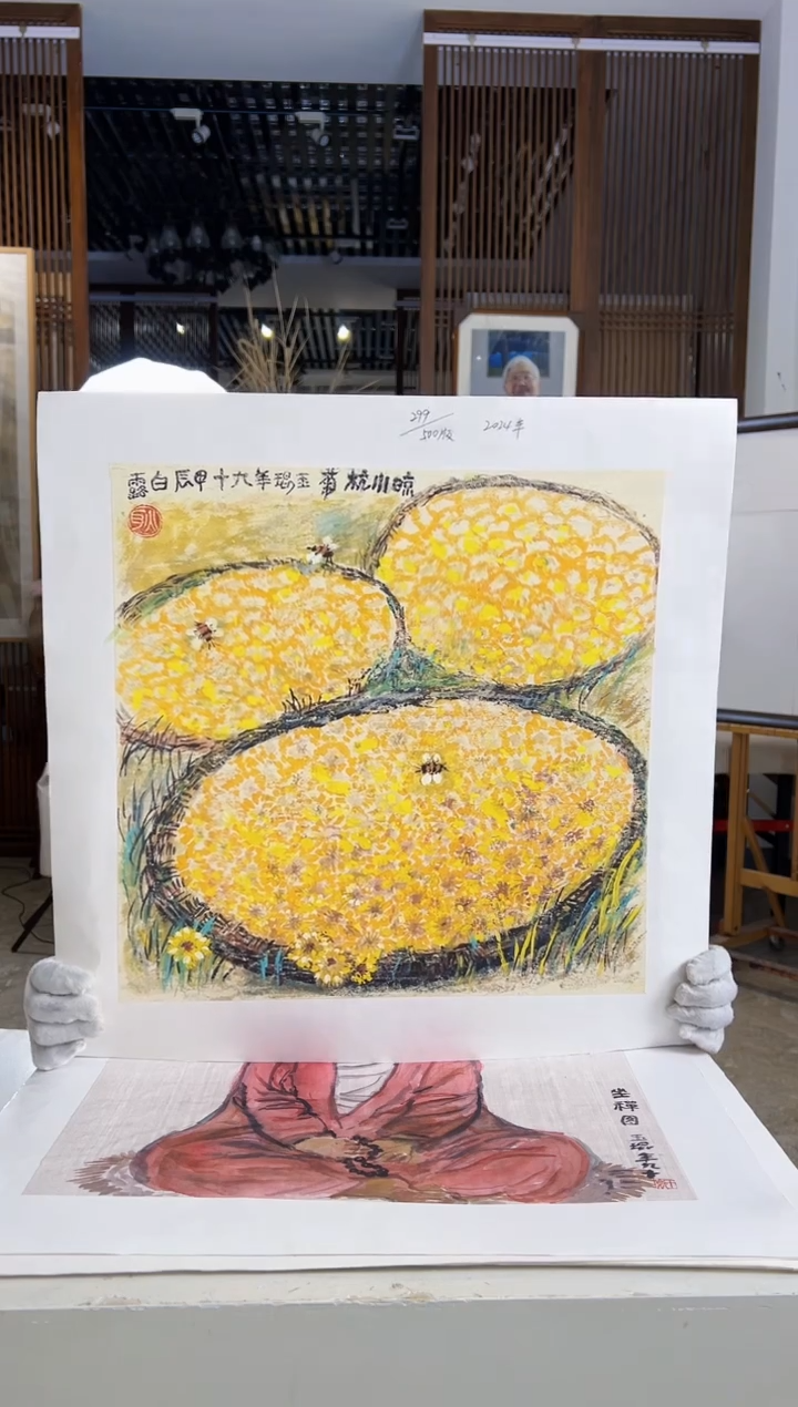 【闪购商品】绘画耿玉琨限量作品亲签盖章版画S