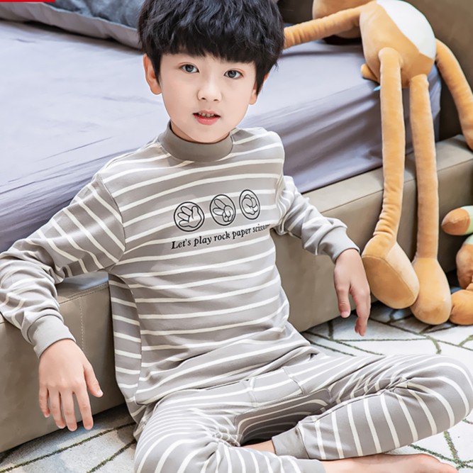 巴拉巴拉宝宝棉服毛衫睡衣男童保暖大童秋衣秋裤儿童内衣套装棉衣