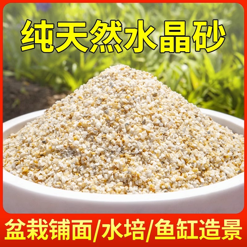 天然河砂种植粗沙盆栽多肉铺面鱼缸底砂乌龟缸铺底水族箱造景沙