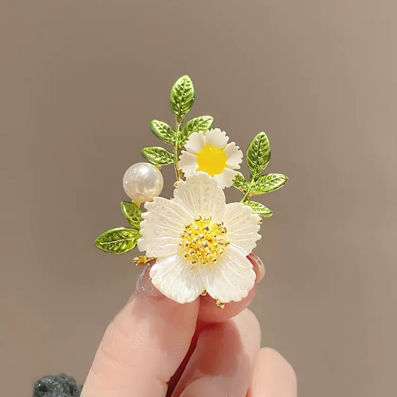铜合金胸针 【雏语】精致优雅轻奢百搭素款小清新简约-239