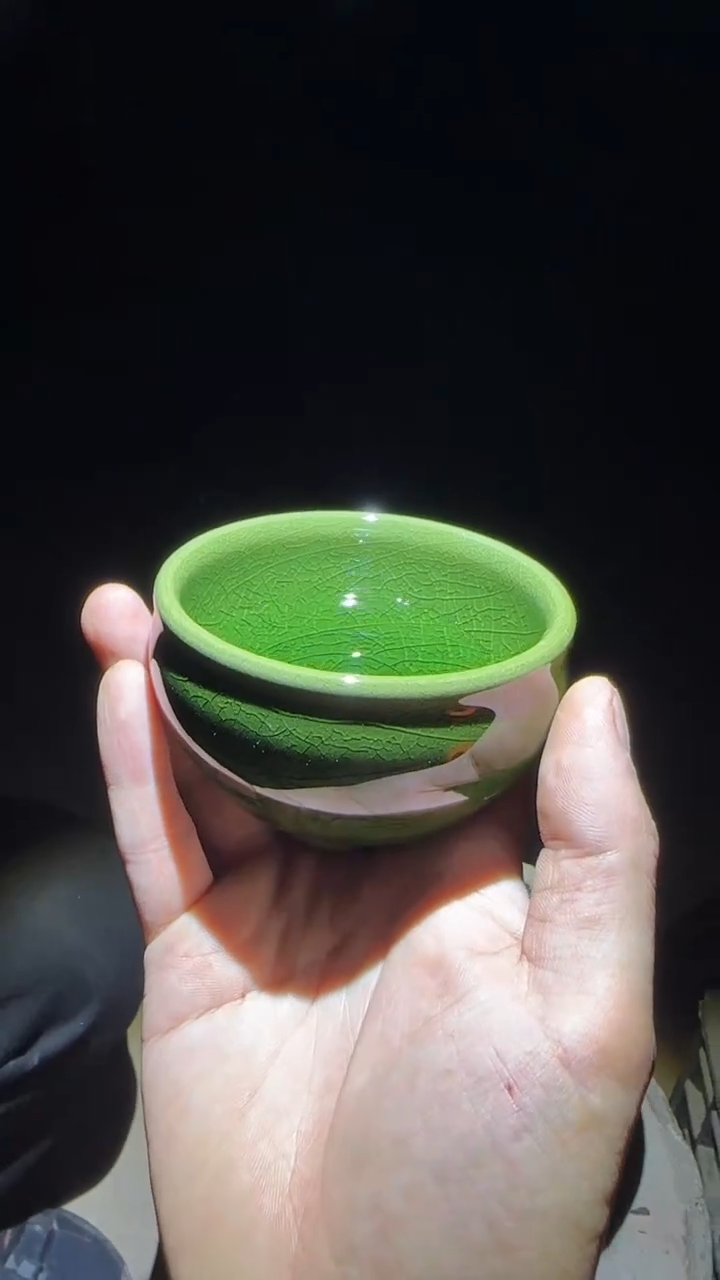 【闪购商品】瓷瓷茶盏     2帝王绿