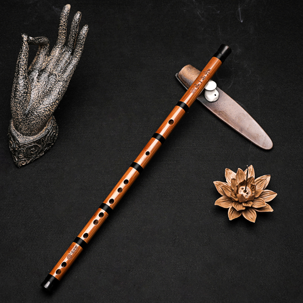 竹笛专业大漆笛高音质笛子舞台演奏专用竹笛高品质专业演奏大漆笛