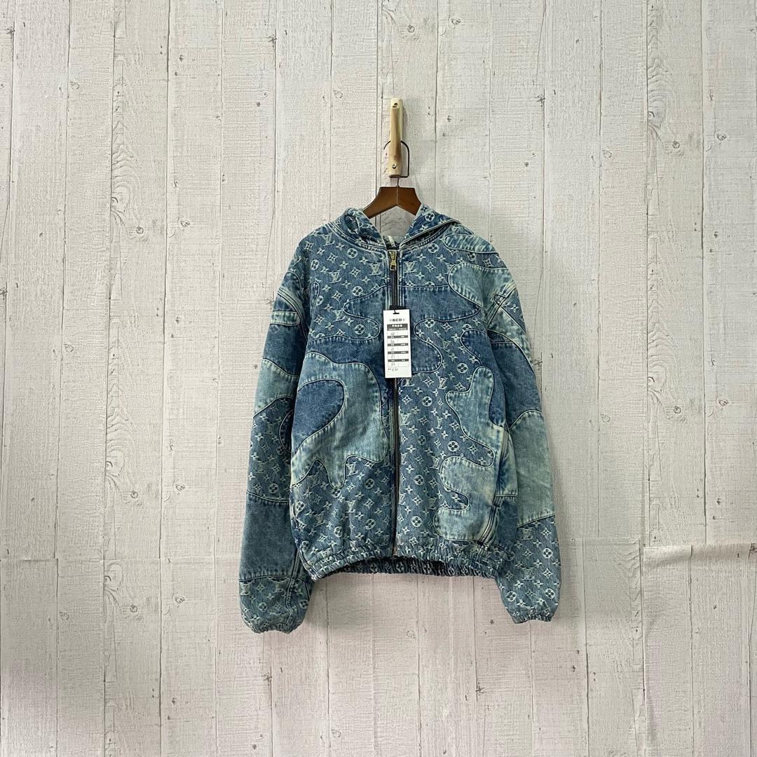 Louis Vuitton x Nigo 联名 满印老花帽衫 48码/全新/毒18599/吊