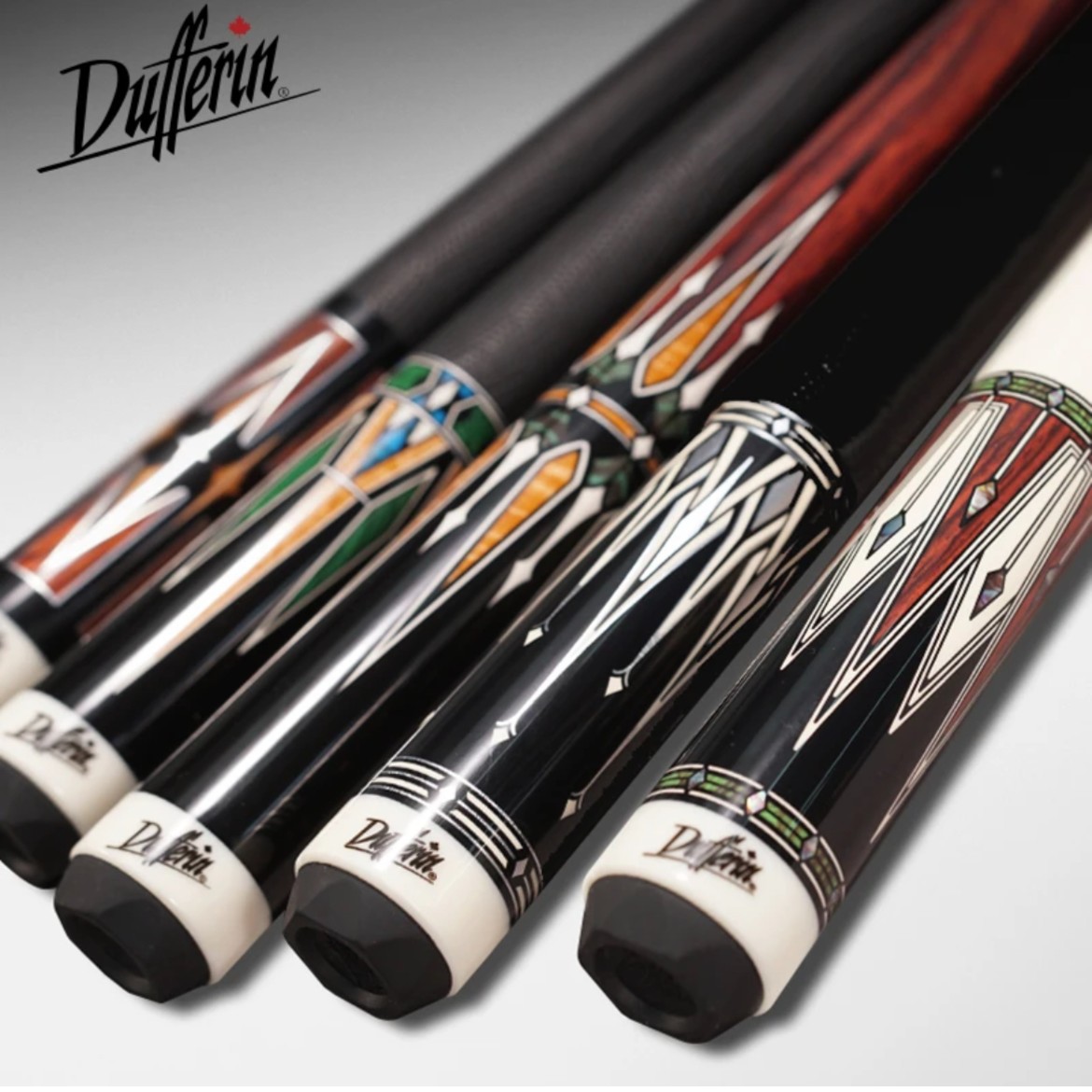 达芬尼台球杆家族A系列二二代大头杆中式黑八九球杆