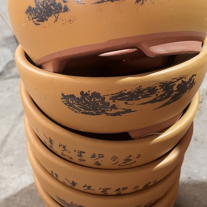 紫砂花盆             100-7