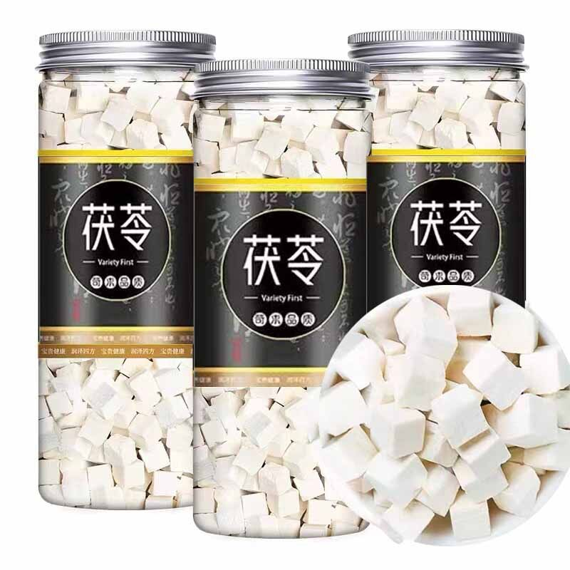 茯苓100-500克新货云南茯苓中心丁瓶装200克白茯苓片煮水泡水煮粥