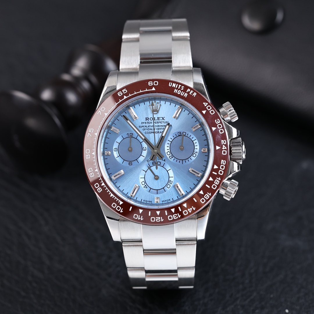 95新 Rolex/劳力士 迪通拿116520升级改装116506腕表 冰蓝迪