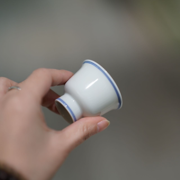 【观云听雨·和静专场】拾真堂·蓝边小呆杯
