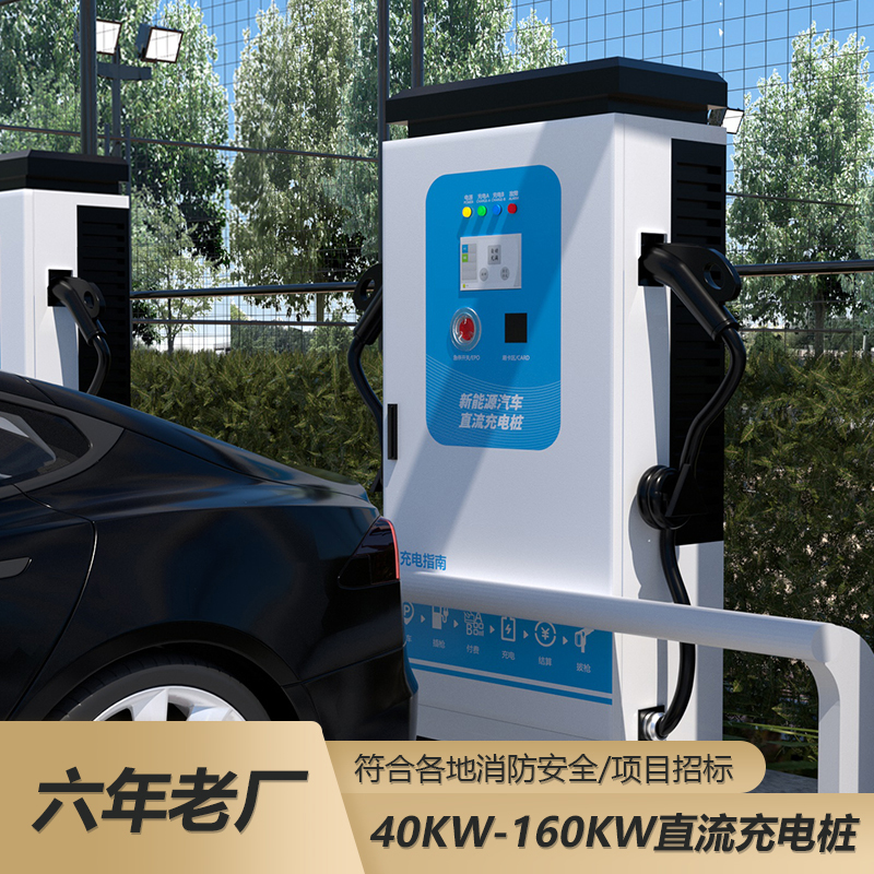 新能源汽车充电桩120KW三相直流380V双枪40KW60KW80KW160KW快充