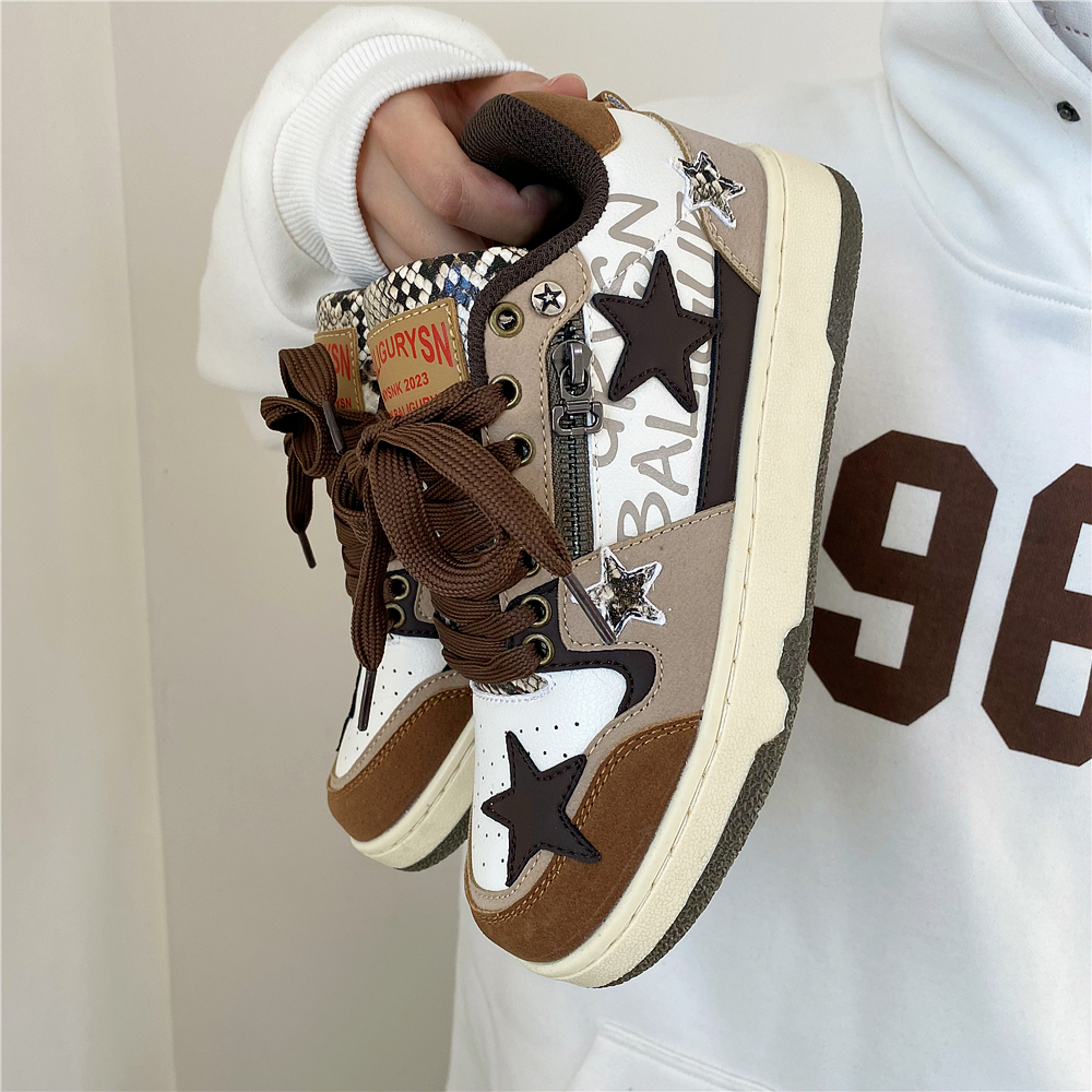 派迪盛 港风情侣小众设计板鞋ins超火复古百搭运动休闲鞋2024春季