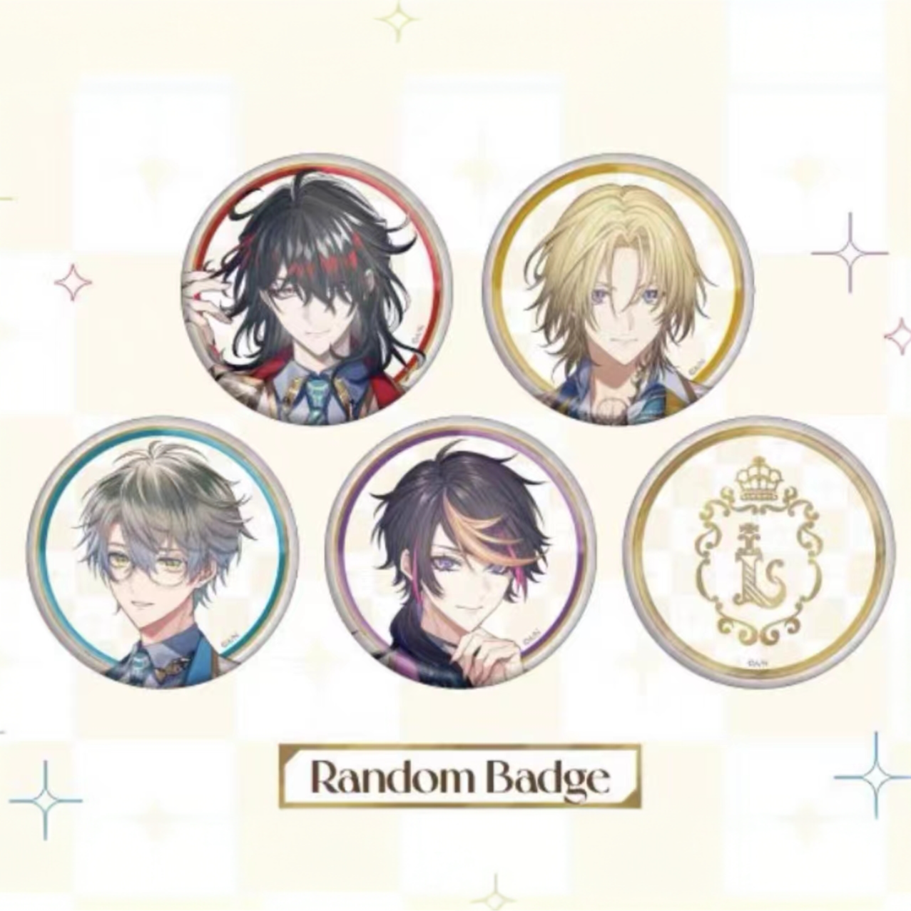 【彩虹社】Luxiem 学院吧唧EN校园柄日谷徽章盲抽