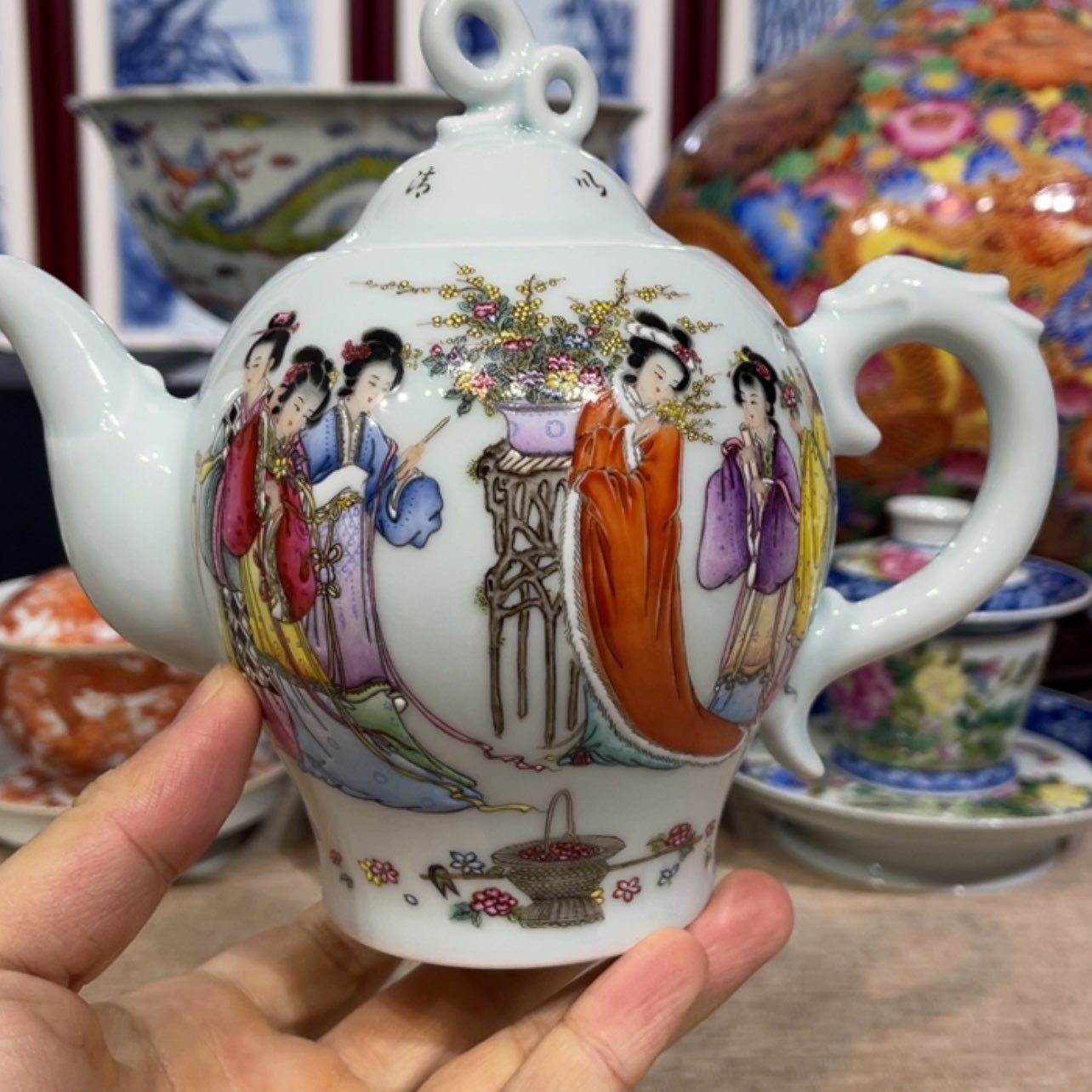 【闪购商品】瓷壶手工制作