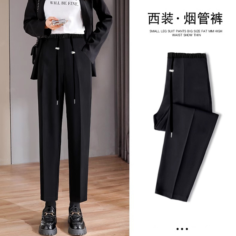 生完也可以穿的孕妇裤子秋季外出百搭小个子西装裤韩版时尚直筒裤