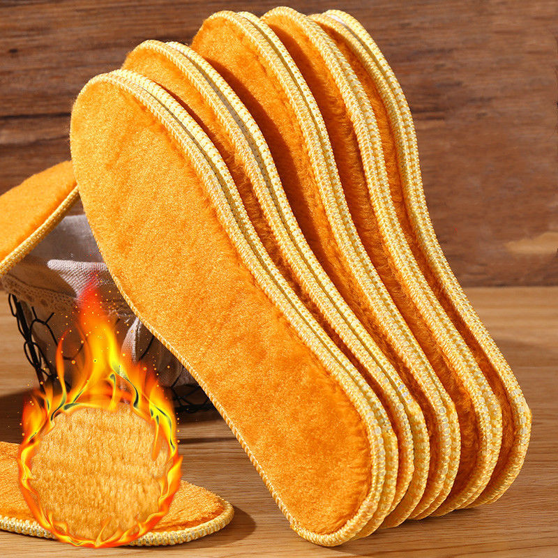 保暖加绒加厚冬季鞋垫吸汗透气防臭棉鞋垫男女士防寒软底舒适男式