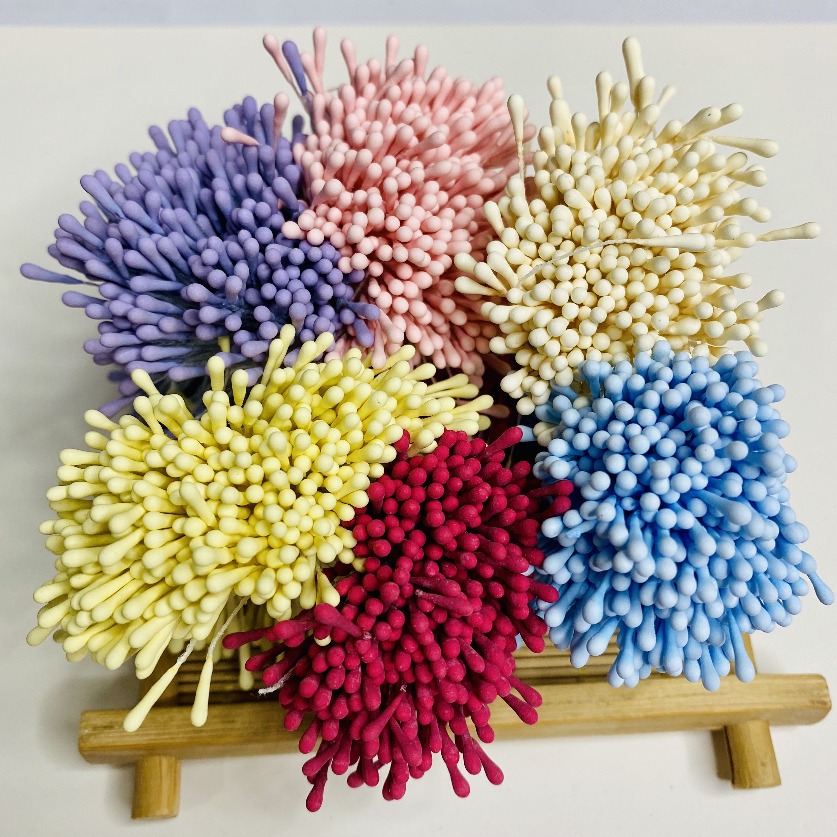 虫虫仿真花芯花蕊花心花朵手工制作DIY材料包古风发簪步摇发饰品