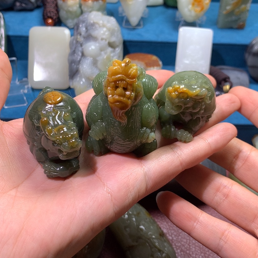 【闪购商品】和田玉把件未镶嵌图**呵