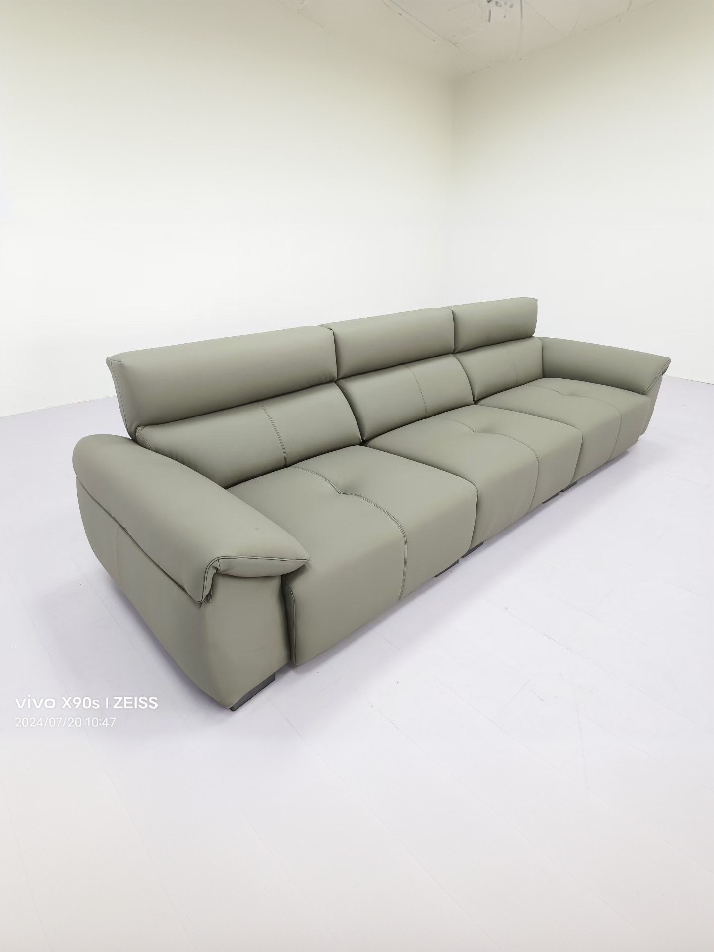 高定现代简约小户型客厅直排沙发面料尺寸可定制