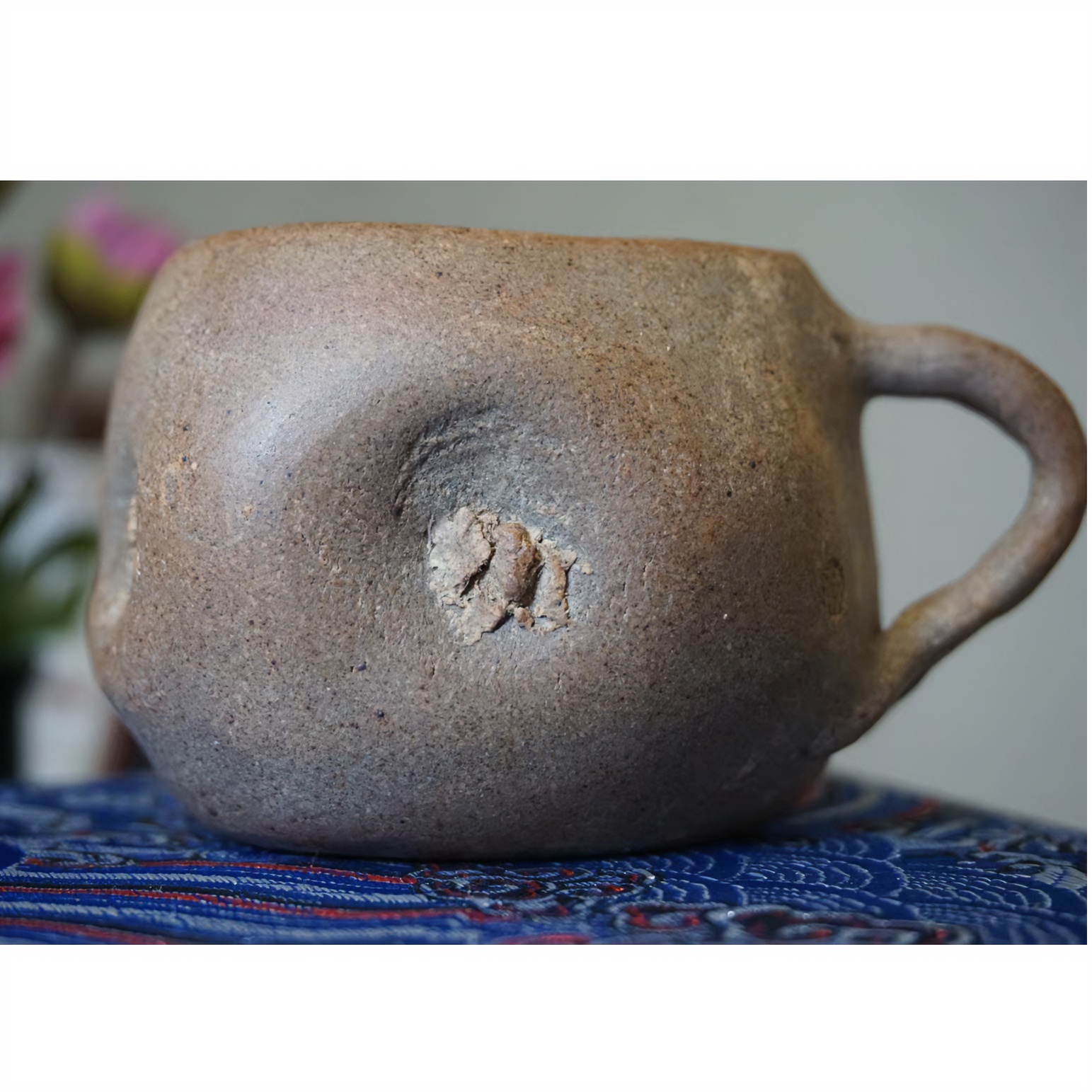 原矿本山高温段紫砂主人杯全手工制作高温窑变《供春杯》陶瓷创意