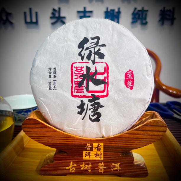 绿水塘（2023古树纯料春茶）生茶 200克饼茶 