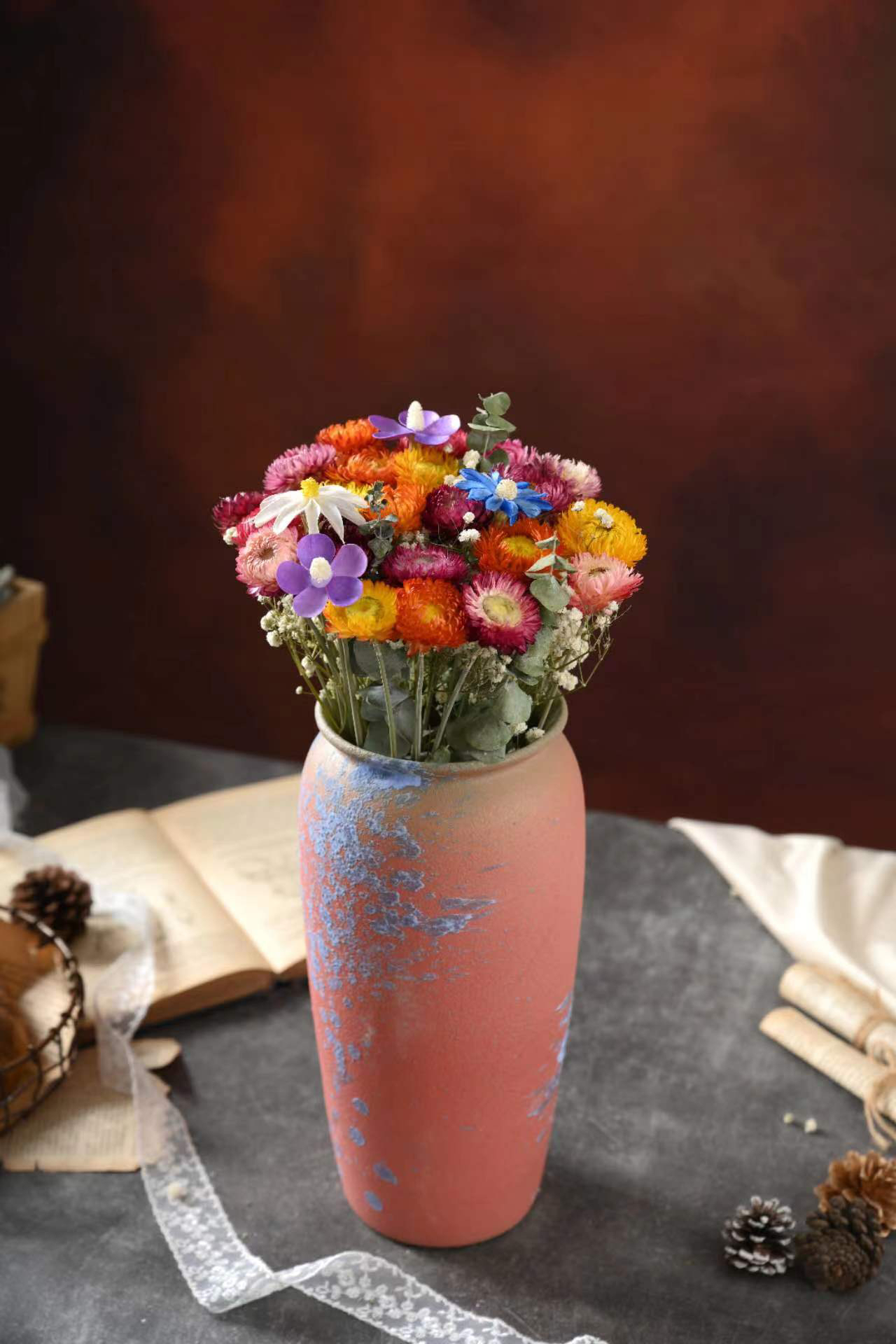 【干花】太阳花真花风干家居装饰摆件干花真花